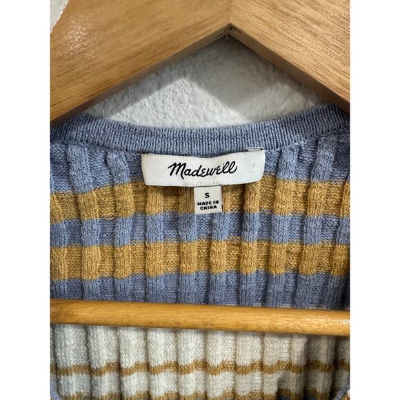 Madewell striped short sleeve button down - Picture 2 of 4